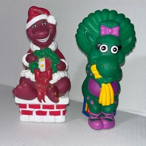 Vintage Barney & Baby Bop Piggy Coin bank